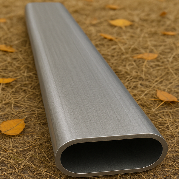 Труба плоскоовальная стальная